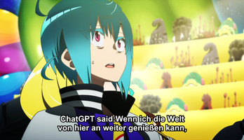 Crunchyroll's German Necronomico and the Cosmic Horror Show Subtitles Lists 'ChatGPT'