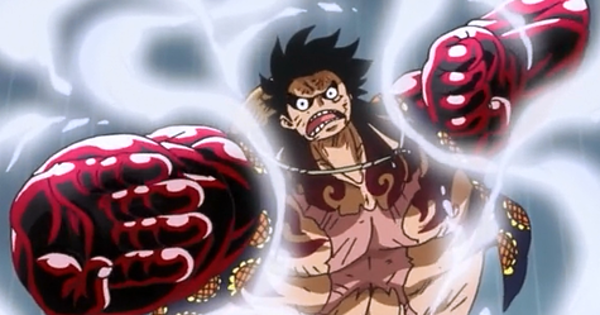 luffy unleashes gear fourth technique in new portrait of pirates