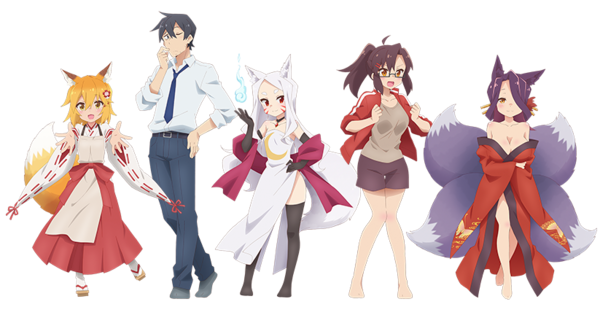 Sewayaki Kitsune No Senko San Tv Anime Reveals Main Cast News Anime News Network 