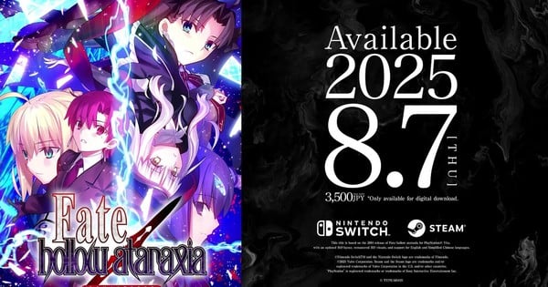 Destiny/hollow ataraxia Remastered Recreation Releases on August 7 thumbnail
