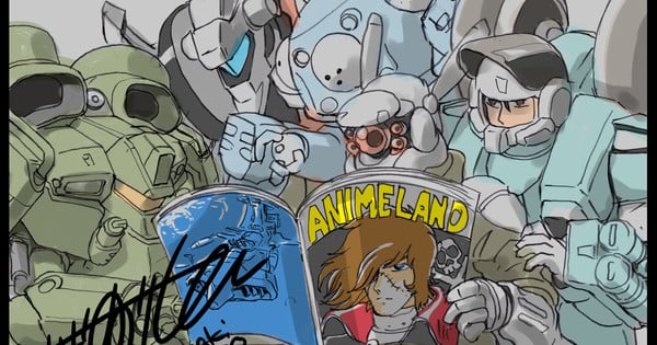 Shinji Aramaki Original Sketch of AnimeLand Crowdfunding - Anime News  Network