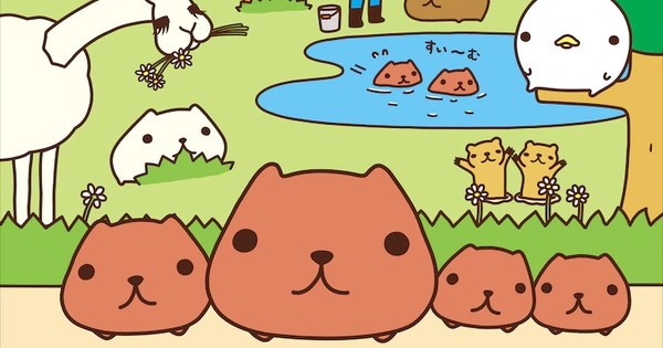 Bandai Spirits Capybara Character Kapibarasan Gets Tv Anime In October News Anime News Network