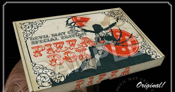 PS4 DEVIL MAY CRY 4 Special Edition PIZZA BOX w/Art Book