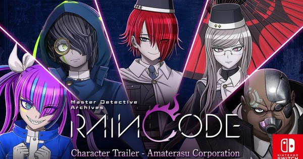 Master Detective Archives: Rain Code Game's Character Trailer ...