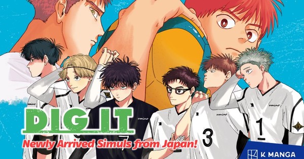 K Manga Adds Dig It Volleyball Manga