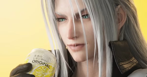 Final Fantasy's Sephiroth Enjoys Liquor With Twist of Lemon