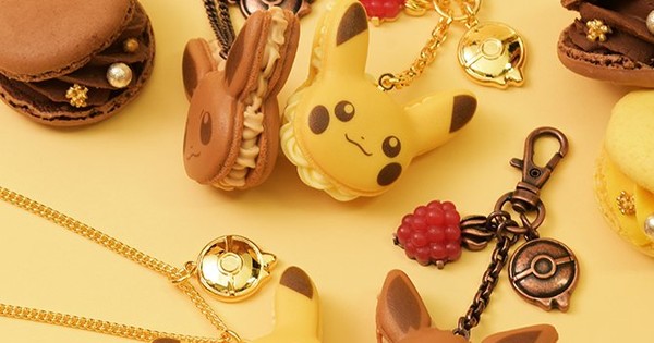 q-pot イーブイ ネックレス　ポケモン　コラボ　レア　クッキー キューポット Q-pot.×ポケモンセンター、ピカチュウ＆イーブイがスイーツに