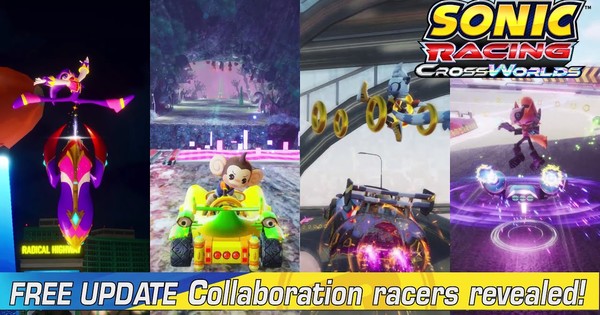 Sonic Racing CrossWorlds Game Unveils 3 DLC Characters
