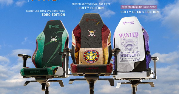 SAIL AWAY with the NEW One Piece Secret Lab Chairs! Luffy, Zoro, and GEAR 5 Await!