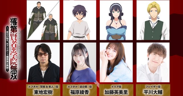From Overshadowed to Overpowered TV Anime Announces More Cast