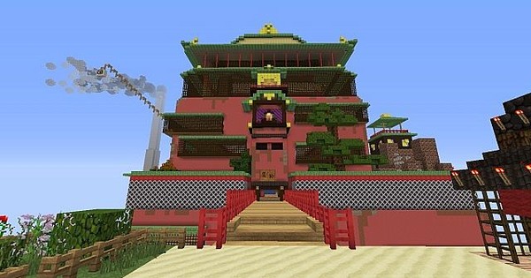 Take A Tour of Miyazaki�s Spirited Away Made in Minecraft