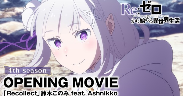Re:ZERO Anime Season 4 Streams Creditless Opening Video