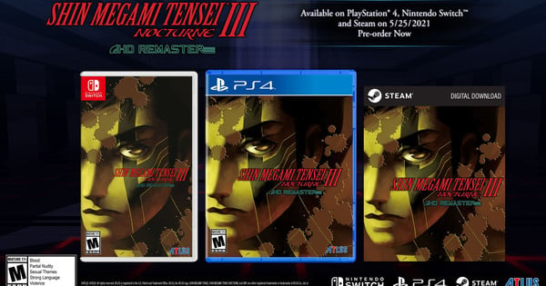 Shin Megami Tensei III Nocturne HD Remaster game launches on May 25 with additional Steam release – News