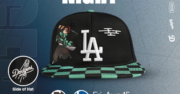 LA Dodgers × Demon Slayer キャップ Demon Slayer Hat | eBay