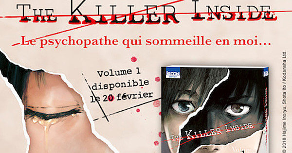 Le thriller The Killer Inside annoncé chez Ki-oon - Actualités - Anime