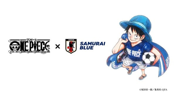 One Piece Cheers Japan's Samurai Blue Ahead of FIFA World Cup