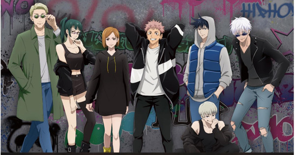 Jujutsu Kaisen Characters Sport Street Fashion For Marui Shop Collaboration Interest Anime News Network