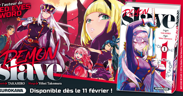Kurokawa va sortir le manga Demon Slave de Takahiro (Red Eyes Sword