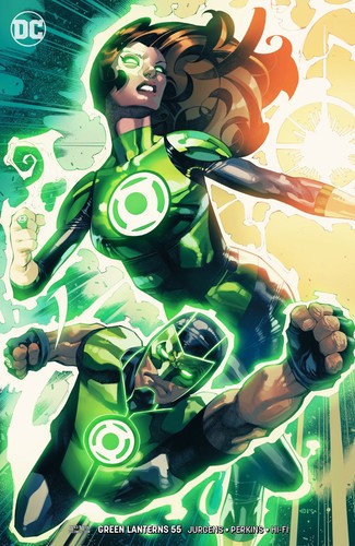 Green orchid man