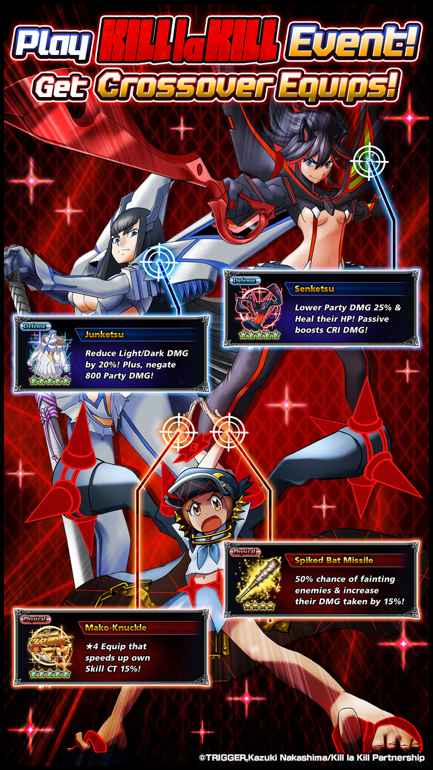 KILL la KILL Powers Up in Massively Updated Collaboration with GRAND SUMMONERS KILL la KILL Powers Up in Massively Updated Collaboration with GRAND SUMMONERS