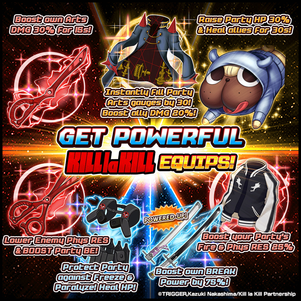 KILL la KILL Powers Up in Massively Updated Collaboration with GRAND SUMMONERS KILL la KILL Powers Up in Massively Updated Collaboration with GRAND SUMMONERS