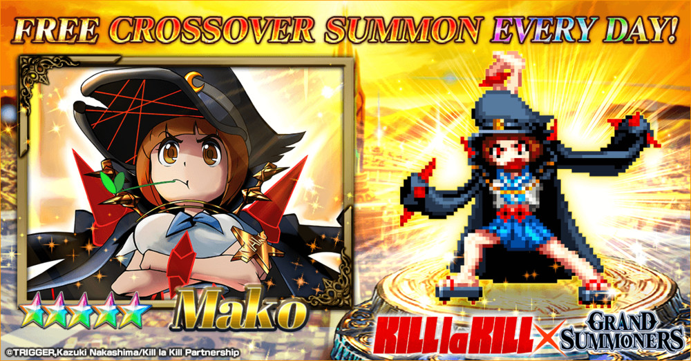 KILL la KILL Powers Up in Massively Updated Collaboration with GRAND SUMMONERS KILL la KILL Powers Up in Massively Updated Collaboration with GRAND SUMMONERS