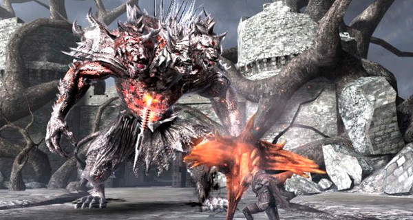 This boss took about 40,000 hits before he died. I think they didn't want anyone finishing the demo.