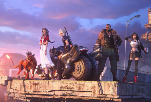 Final Fantasy VII Remake Chapter 2 is just twenty hours of them arguing over who gets to ride and who has to walk to the nearest town.