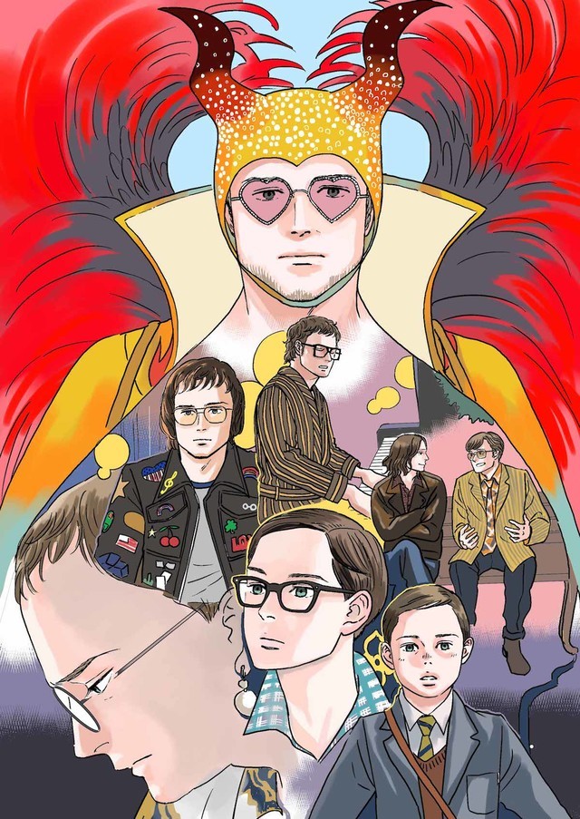 Inio Asano, Yuki Kodama Draw Elton John Bio-Pic Rocketman - Interest ...