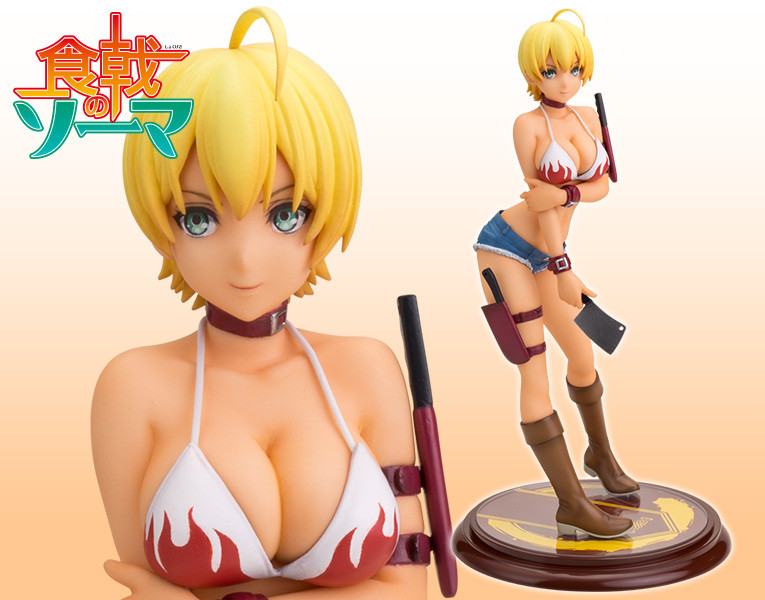 Kotobukiya Offers Food Wars' Meat-Loving Ikumi Mito Figure. 