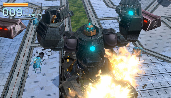 Don't shoot those blue spots. If video games have taught me anything, it won't do any good.