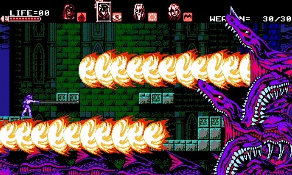 Oh man, this is like that one boss in Metal Storm that shot an endless scrolling line of lasers. Don't ask how expensive Metal Storm is today.