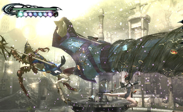 Yep, this is when you should all realize that Bayonetta is a SERIOUS game.