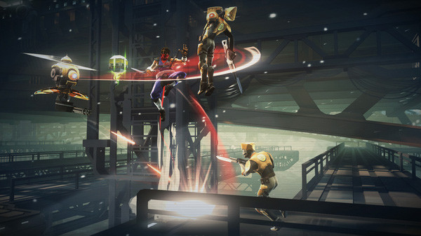 So anyway, in MY reboot of Strider, you play through the same general story as the NES game and destroy the Zain machine and watch most of Hiryu's friends die.