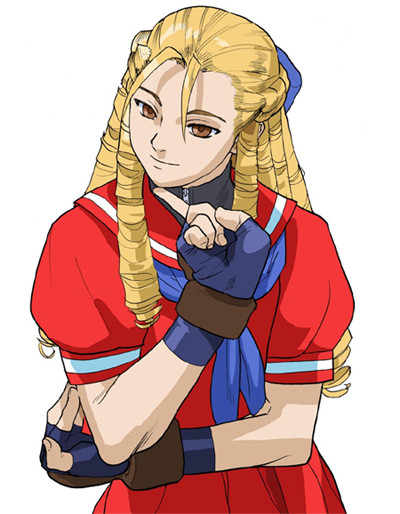 Capcom can't put her in another game because they're afraid of being sued over her resemblance to Nellie Oleson from Little House on the Prairie.