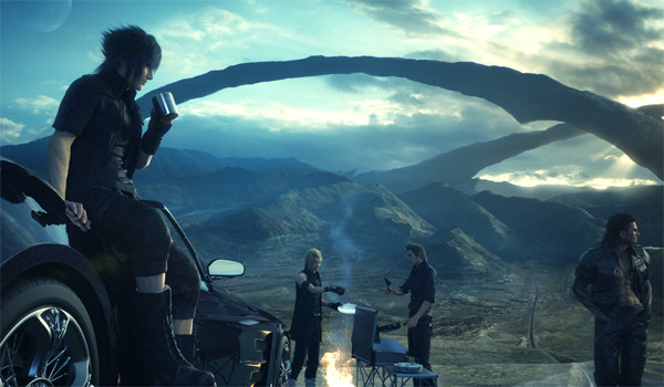 Final Fantasy XVI will be about a bunch of dudes who just sit around playing...Halo. Gotcha.