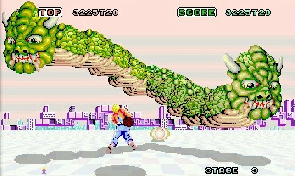 Welcome to the Fantasy Zone! No, not the game Fantasy Zone. This game's Fantasy Zone. No, see...look, just shoot the dragons.
