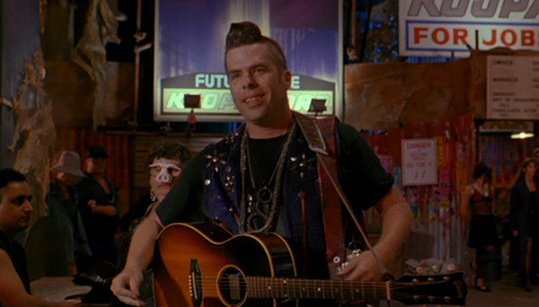 Security guards trailed us to a GameStop. We asked for Mojo Nixon, they said HE DON'T WORK HERE.