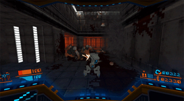 MY Doom clone was called BATTLEFIRE and you were a space marine dropped in a fantasy realm for some reason.