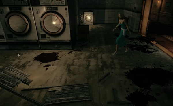 Thrill as our heroine DOES HER LAUNDRY.