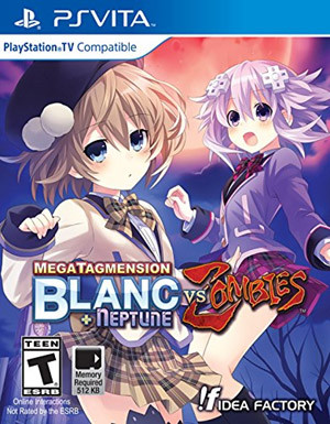 And now, Noire and Neptune will re-enact that scene with the two best friends in High School of the Dead.