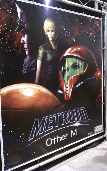 Rule one of Metroid: NO HUMANS SHOWN besides Samus.