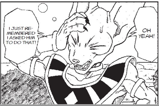 What is a ridiculous Dragon Ball manga panel that when you read it