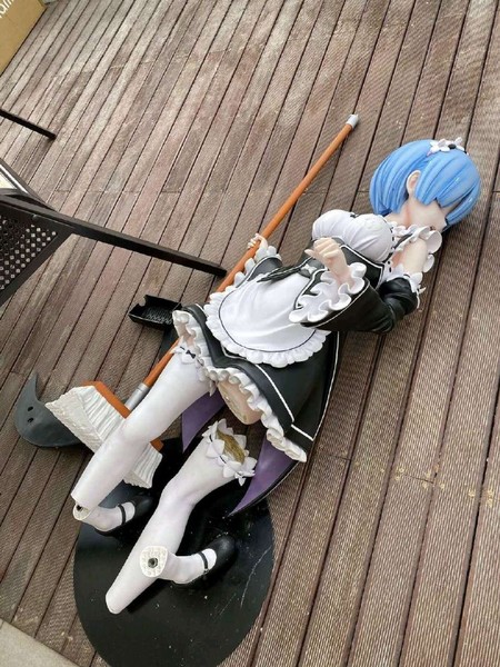 Life-Sized Re:Zero Rem Figure Bites the Dust. 