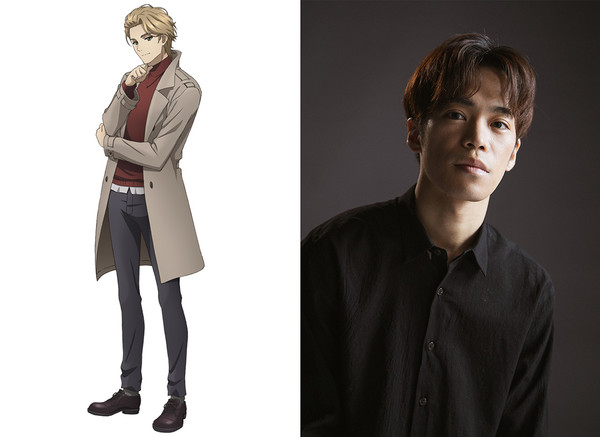 Character visual of Harold W. Lucraft, alongside voice actor Kensho Ono