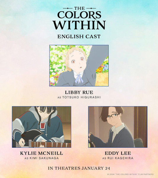 The Colors Within English dub cast