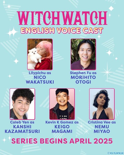 Witch Watch English cast