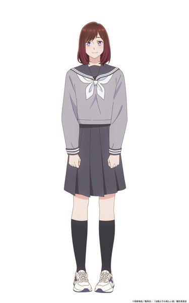 A Star Brighter Than the Sun anime character visual Sae Iwata