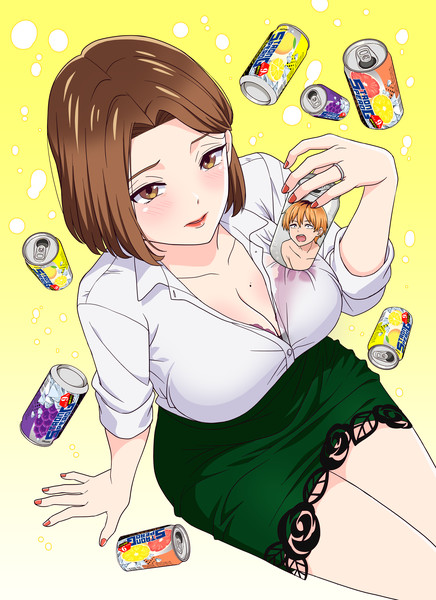 Chuhai Lips: Canned Flavor of Married Women new key visual