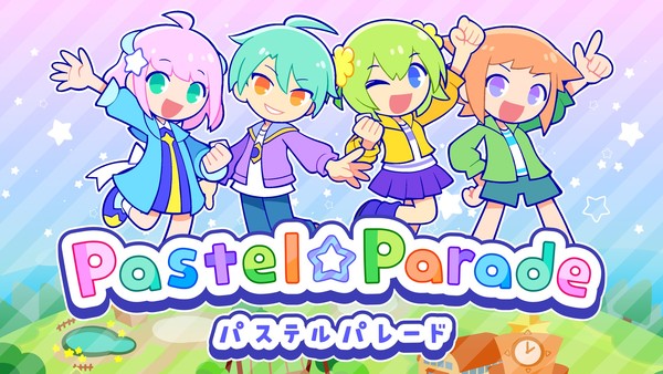 Illustration for matsu friends' Pastel Parade rhythm game
